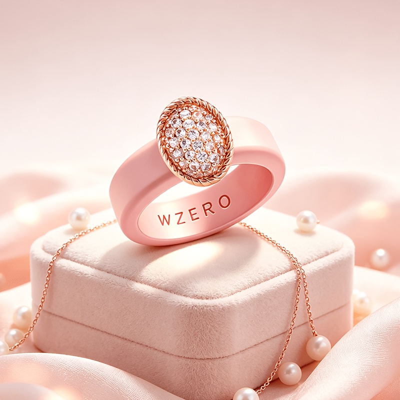 Women's Light Luxury Vintage Twisted Rope Zirconia Ring